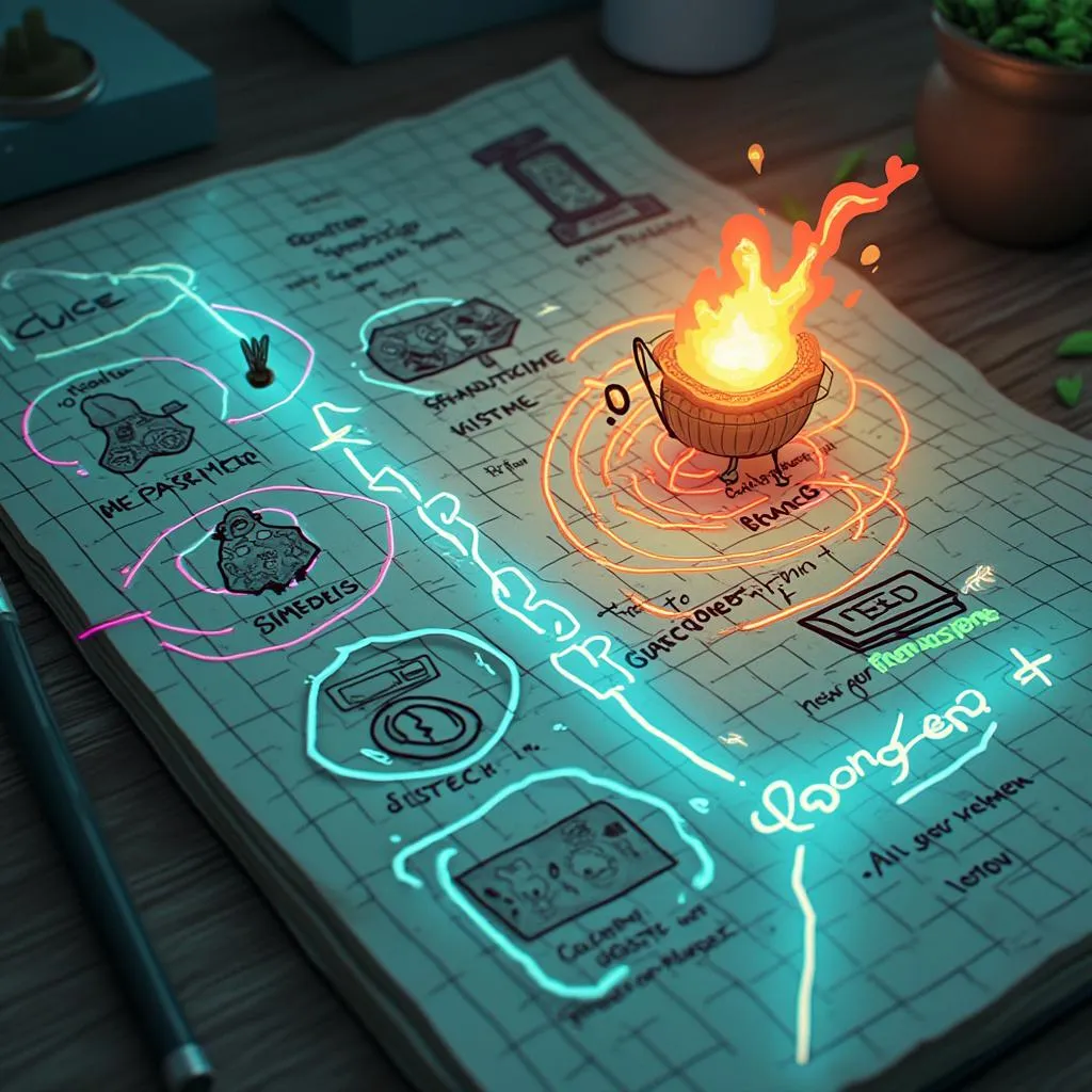Illustration of the initial concept of Chicken Road game